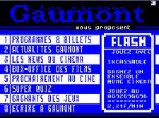 A typical 'Teletext-type' page from the Minitel service
