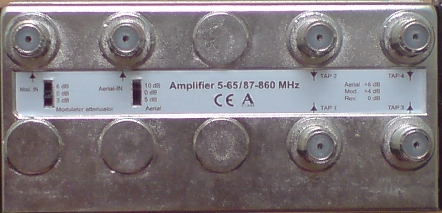 Close up of the connections